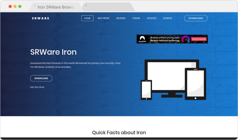 iron srware browser